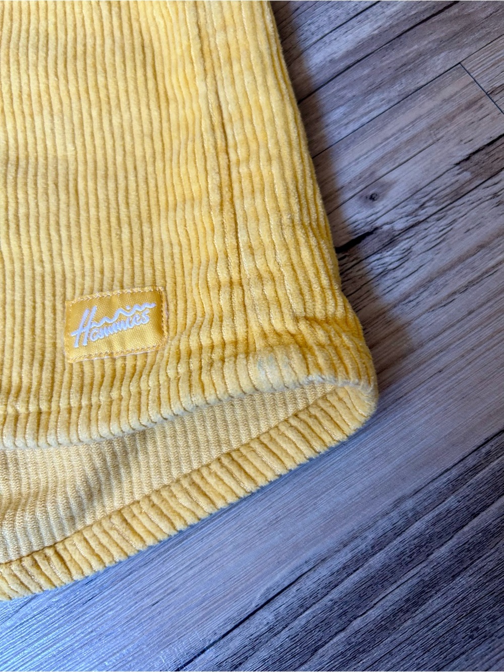 Hammies Yellow Corduroy High-Waist Shorts - Picture 5 of 9